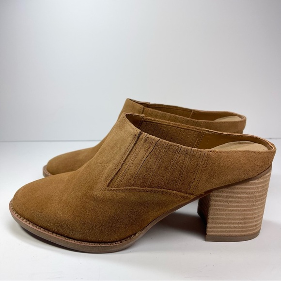 NWOT Aqua College Women’s Brown Suede Nan Waterproof‎ Mules Size 10M - Picture 7 of 11